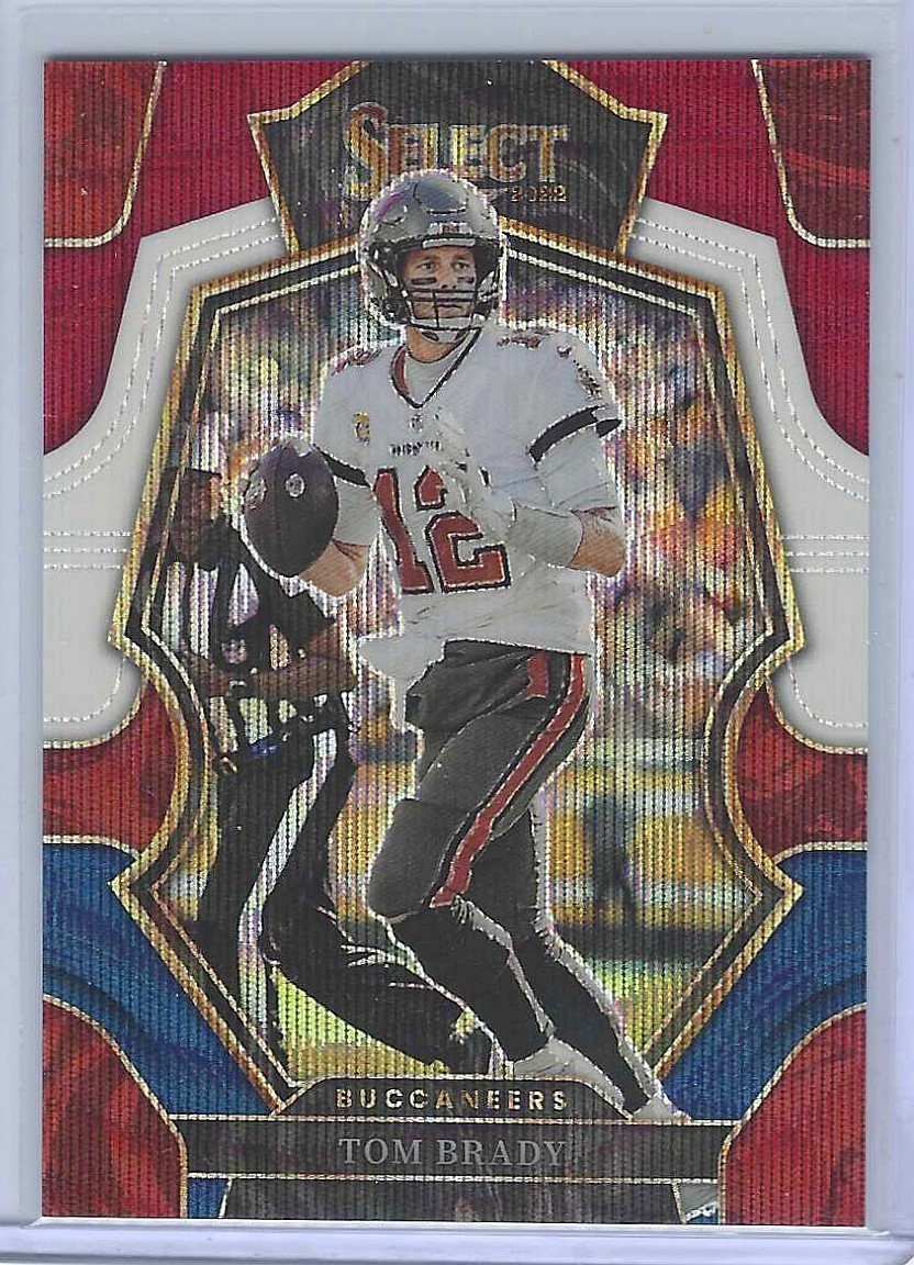 TOM BRADY  2022  PANINI SELECT PREMIER LEVEL TRI-COLOR PRIZM  #192 / 021-199