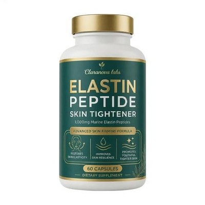Claranova Elastin Peptide Skin Formula, 1000mg Marine Elastin Peptides