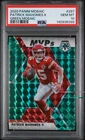 2020 Panini Mosaic - MVPs Patrick Mahomes II #297 Green Mosaic Prizm PSA 10