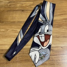 Looney Tunes Mania Stamp Collection Tie Bugs Bunny Vintage 90s