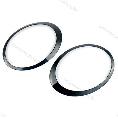 Glanz Schwarz Scheinwerfer Zierring Blende Für Mini Cooper R55 R56 R57 R58 R59 t
