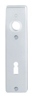 Hoppe Aluminium-Kurzschild-Paar 202KP, Buntbart, FüR InnentüRen -... 3105220