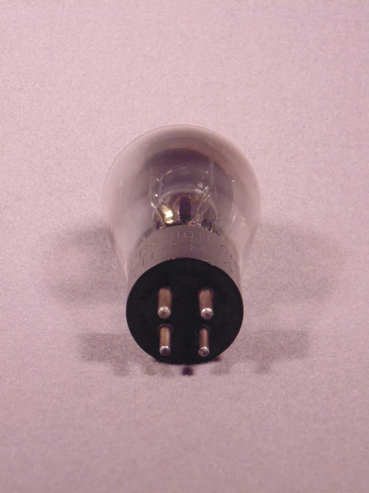 1 UX 874 RADIOTRON Grabado Base Globo HiFi Antiguo Radio Amplificador Tubo de Vacío Foto 4 de 4