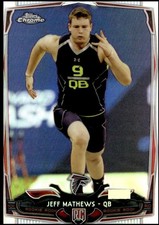 JEFF MATHEWS 2014 TOPPS CHROME REFRACTOR RC FALCONS HY2