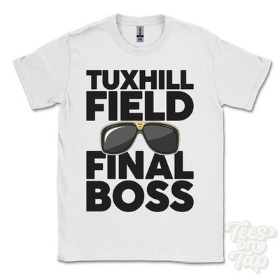TUXHILL FIELD FINAL BOSS T-SHIRT lustiges Weihnachtsgeschenk Terrington Saint John Norfolk