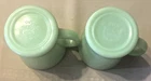 OVEN Fire King Wear Coffee Cups (Lot of 2) Jadeite Green D Handle