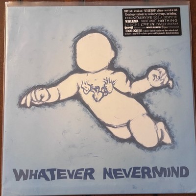 Nirvana Whatever Nevermind Vinyl 2015 opaque blue in plastic like new