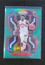 2021-22 Panini Prizm - David Johnson #278 Green Prizm (RC)