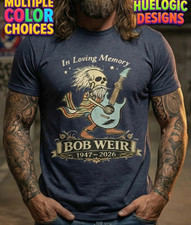 RIP Bob Weir Grateful Dead Memorial Tribute Shirt | 1947–2026 Rock Legend Tee