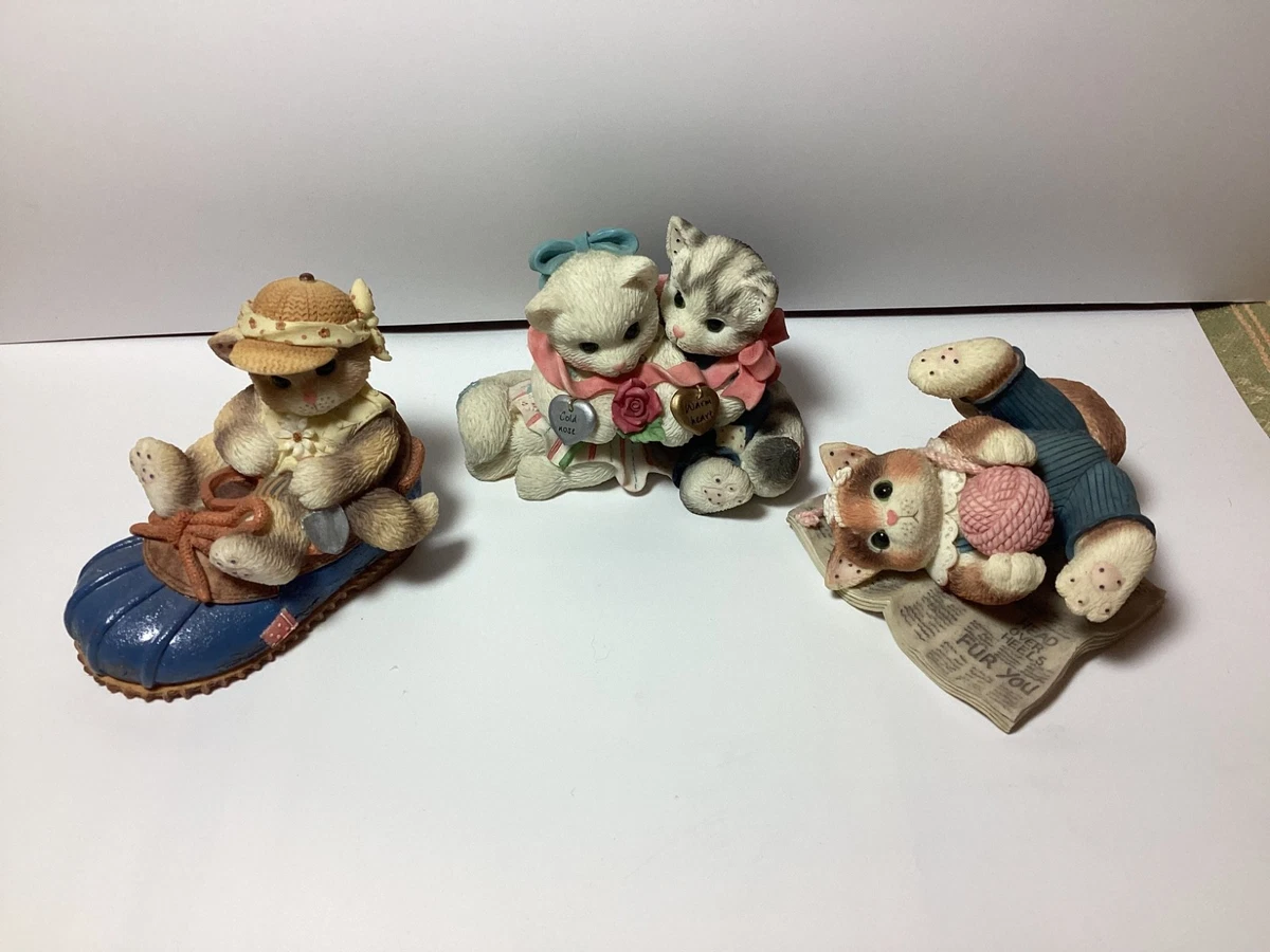 Enesco Priscilla Hillman Indiana Calico Kittens Collectibles for