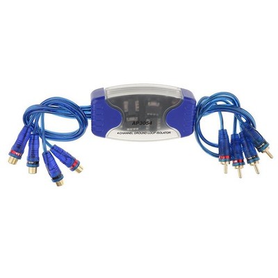 4-Kanal RCA Ground Loop Isolator Mit Line Noise Eliminator Remover