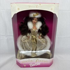 1995 Mattel Winter Fantasy Barbie Brunette Sam's Club Exclusive