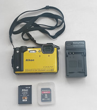 Nikon Coolpix W300 Underwater Digital Camera 16GB Memory, Battery, Charger