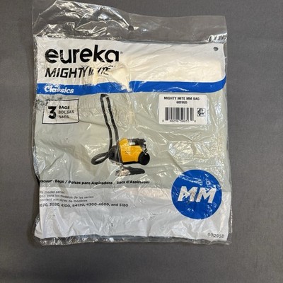 Eureka Style 3-Pack Disposable Vacuum Bags for Mighty Mite Vacuum READ