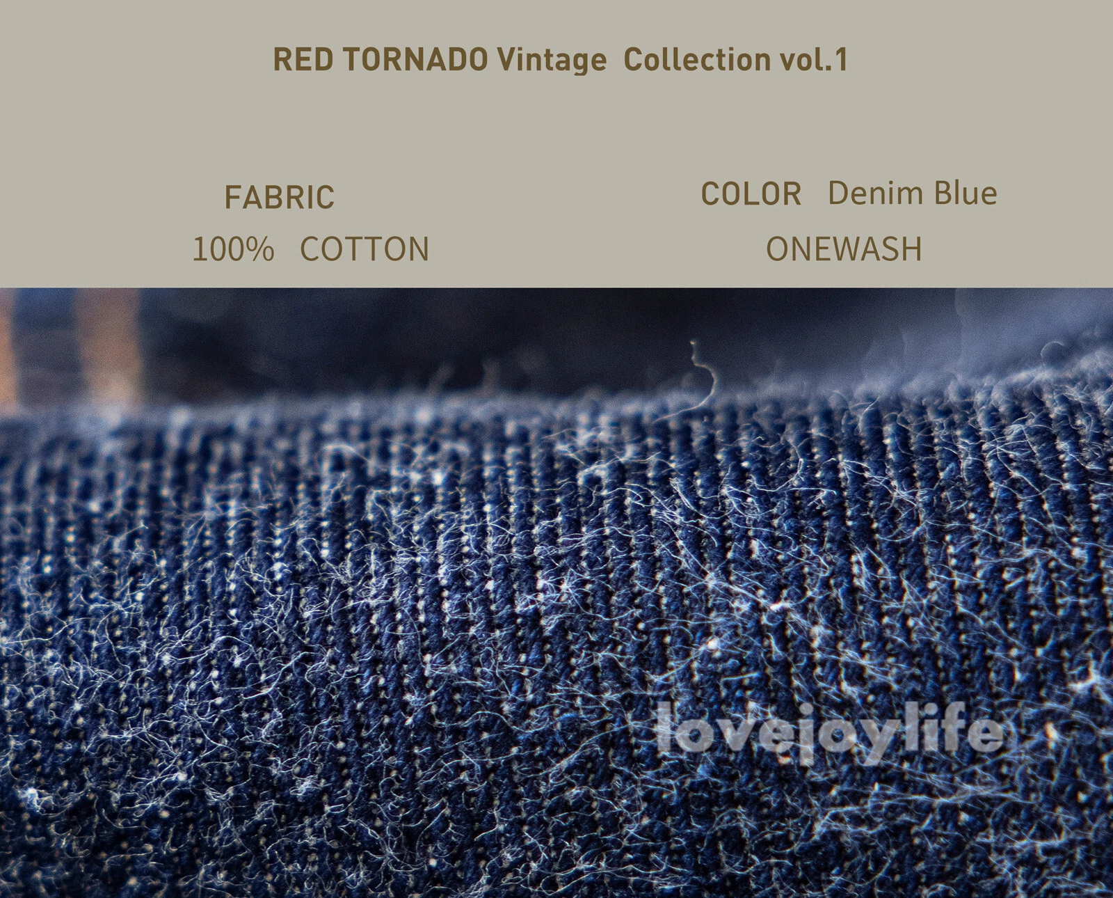 Red Tornado Fall Winter 60s 24MJ Raw Denim Jacket Short Zipped Slim Coat Cowboy - Picture 10 of 33