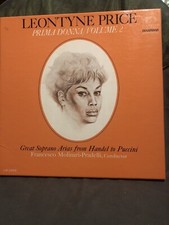 Leontyne Price LP/Box. Prima Donna Volume 2, Excellent