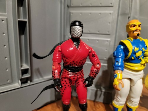 Gi Joe Ninja Force Nunchuk Slice Dojo 1991 1992 Vintage Hasbro 3.75 ARAH 90s Toy - Picture 3 of 7
