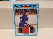 2021 Pro set Hockey Memorabilia Patch Blue Mike Bossy PSM-53