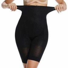 Women High Waist Shorts Body Shaper Tummy Control Pants Thigh Slimming Shapewear