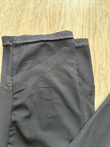Sunlight Paris Workout Leggings Size T 2 French Mesh Detail - Picture 6 of 6