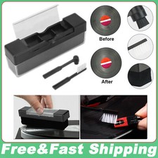 3 in1 Vinyl Record Cleaning Brush Set Stylus Velvet Anti-static Cleaner Tool Kit