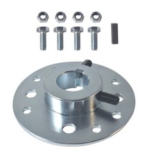 1" Bore Brake Drum Sprocket Hub 1/4" Keyway for Go Kart Cart Mini Bike Trike