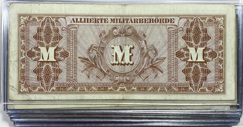 1944 WWII Allied Military Currency GERMANY 50 MARK NOTE World War II (F/VF) - Image 3 of 4
