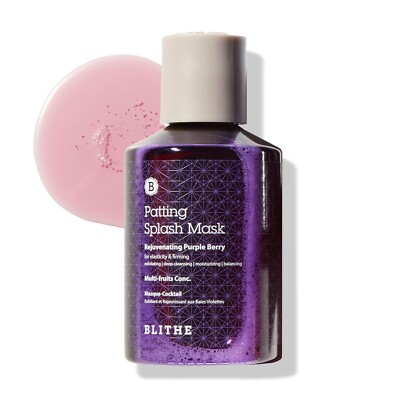 BLITHE Patting Splash Mask Rejuvenating Purple Berry 150ml