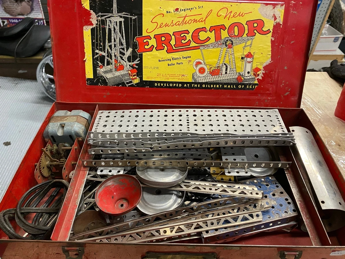 Erector set 1950s hot sale