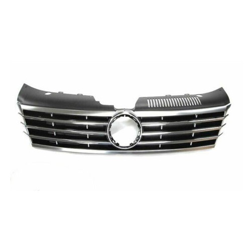 Fit VW Volkswagen CC 2013 2014 2015 2016 2017 Front Upper Grille w/Chrome Trim - Picture 6 of 17