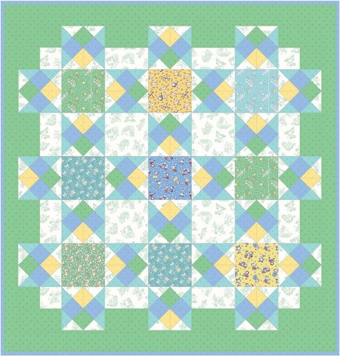 Maywood Studio Kim's Cause Collection Story Time Duckling Quilt Kit - Picture 2 of 2