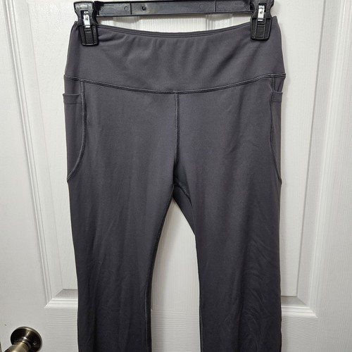 GIRLS AENLLEY GRAY YOGA FLARE LEG STRETCHY PANTS SIZE XL - Picture 2 of 11