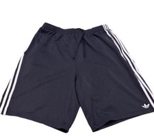 Adidas Originals Black French Terry 3-Stripes Sweat Shorts Men's Sz XL