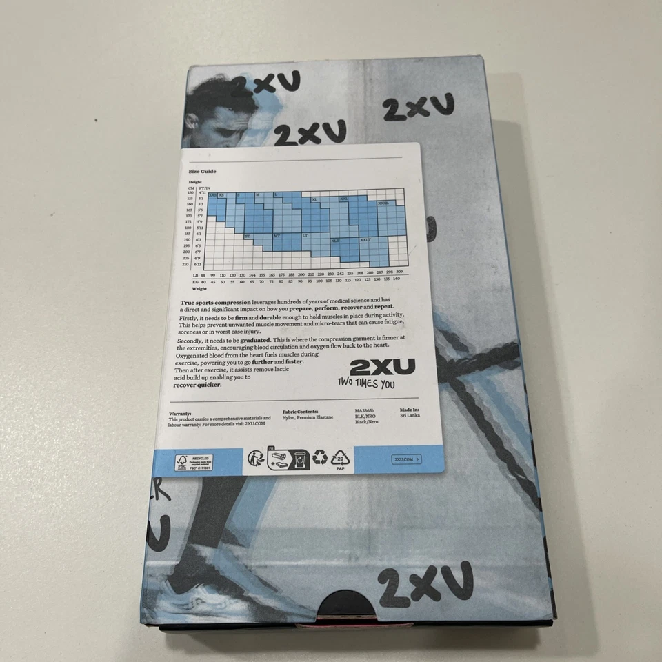 2XU Force Compression Tights Black/Nero L - Image 2 of 4