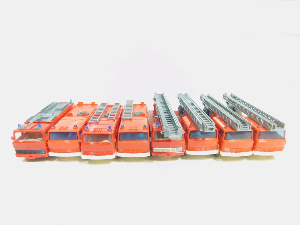 8X WIKING H0 1:87 LKW Magirus FW/Feuerwehr: Drehleiter Ecc #BO564-0,5 - Immagine 4 di 4