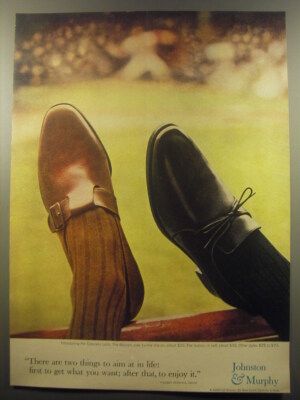 1959 Johnston & Murphy Beacon and Sutton Shoes Ad - There  display picture 2