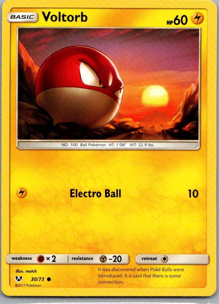 2017 Voltorb #30/73 Pokémon Shining Legends POKE#19 | eBay