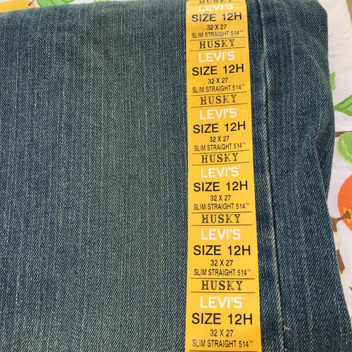 NWT NEW LEVIS Jeans 514 Boys Size 12 Husky Straight - Picture 8 of 8