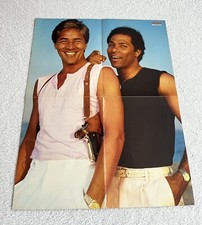 Don Johnson 1986 Miami Vice Poster Swedish Music magazine Okej Vintage Rare