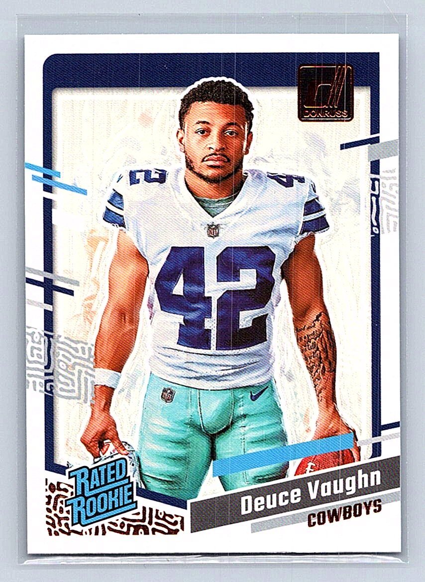 2023 Donruss #42 Deuce Vaughn Portrait RC