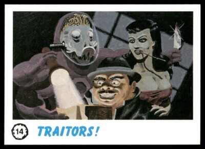 Traitors 1986 Uranus Attacks Space Card #14 (NM)
