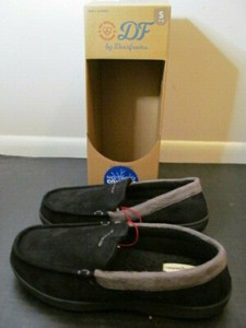 df by dearfoams men's slippers