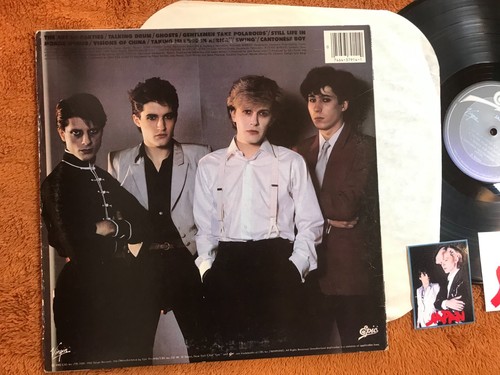 Japan s/t david sylvian 1982 lp gentlemen take polaroids epic w/2 FAN STICKERS! - Picture 14 of 15