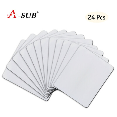 A-SUB Sublimation Blanks, 24PK Large Extended Gaming Mouse Pads 9.4''x7.9''x0.08''