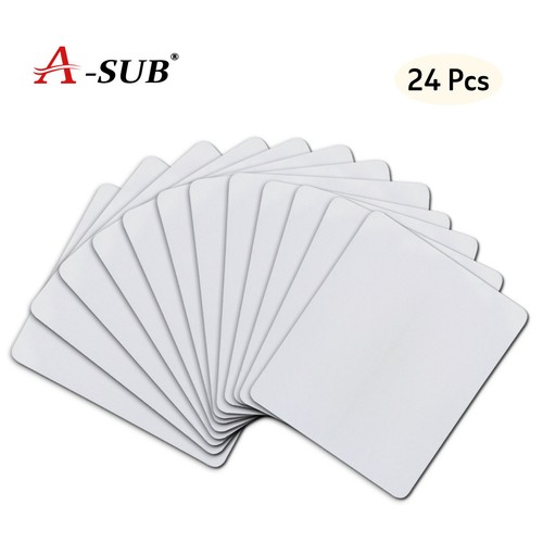 A-SUB Sublimation Blanks, 24PK Large Extended Gaming Mouse Pads 9.4"x7.9"x0.08" - 第 1/12 張圖片
