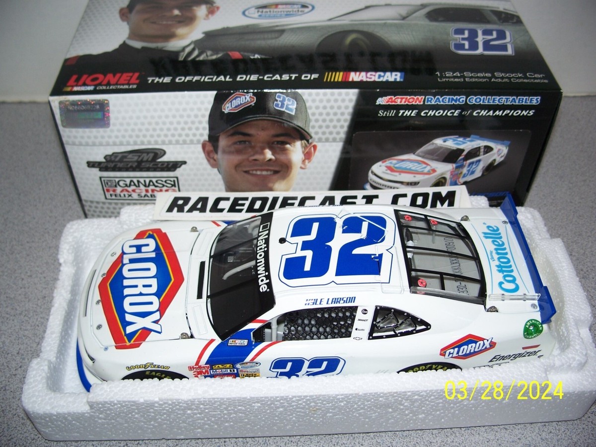 RARE #32 KYLE LARSON 2013 CLOROX NATIONWIDE CAMARO | eBay