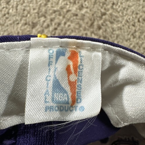 Vtg L.A. Lakers Hat Cap Men Purple The Game L.E. 449 Of 2000 Collectors Series - Picture 10 of 11