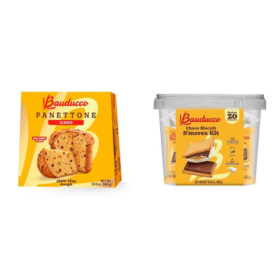 Holiday Dessert Bundle: Panettone (24 Oz) + S'Mores Kit (16.94 Oz)