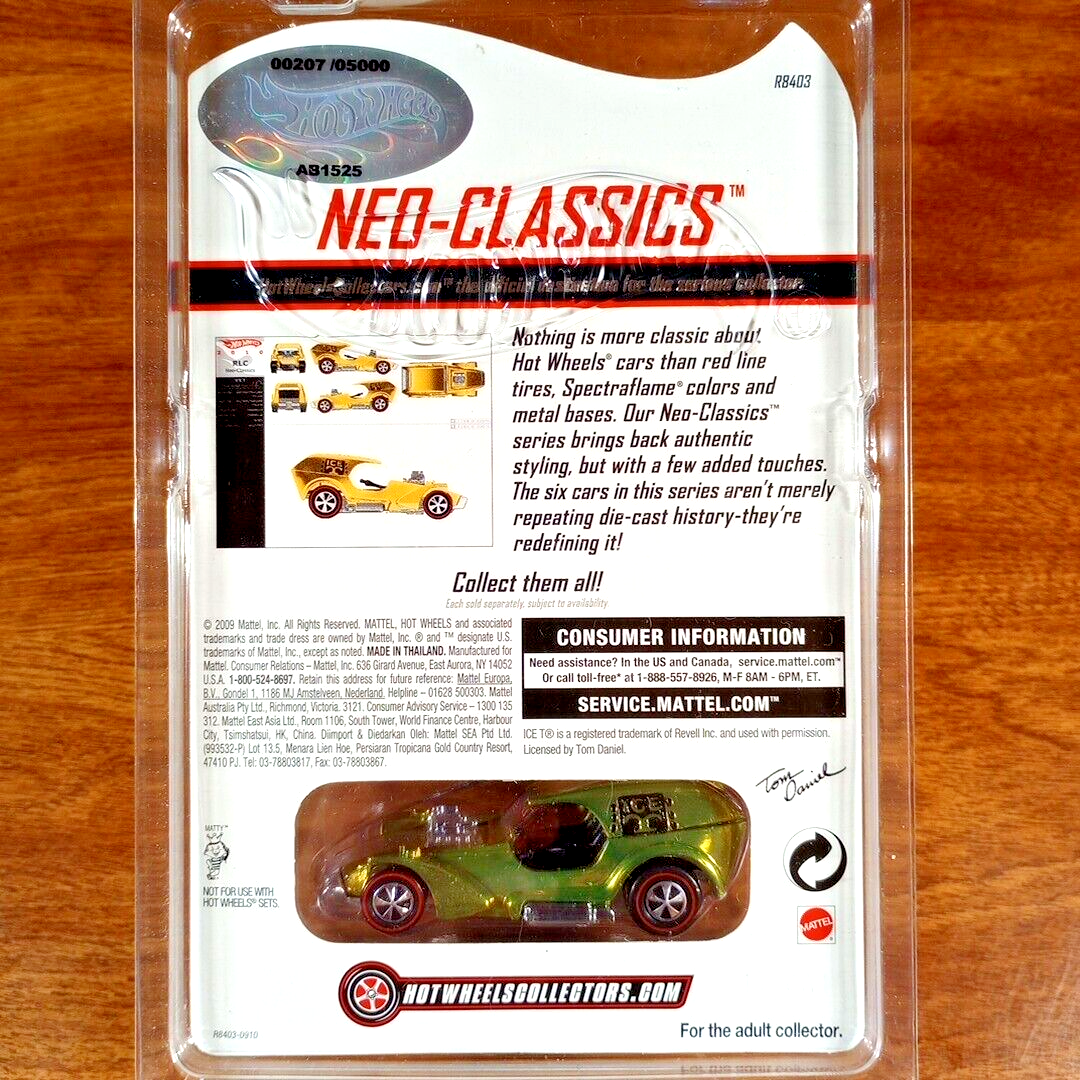Hot Wheels RLC Neo-Classics Ice T 207/5000 Yellow Series 9