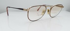 Vintage Jordache JDK 923 Brown Gold Oval Sunglasses FRAMES ONLY